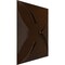 Ekena Millwork 11 7/8in. W x 11 7/8in. H Austin EnduraWall Decorative 3D Wall Panel Covers 0.98 Sq. Ft. WP12X12AUAMB - alternate 2